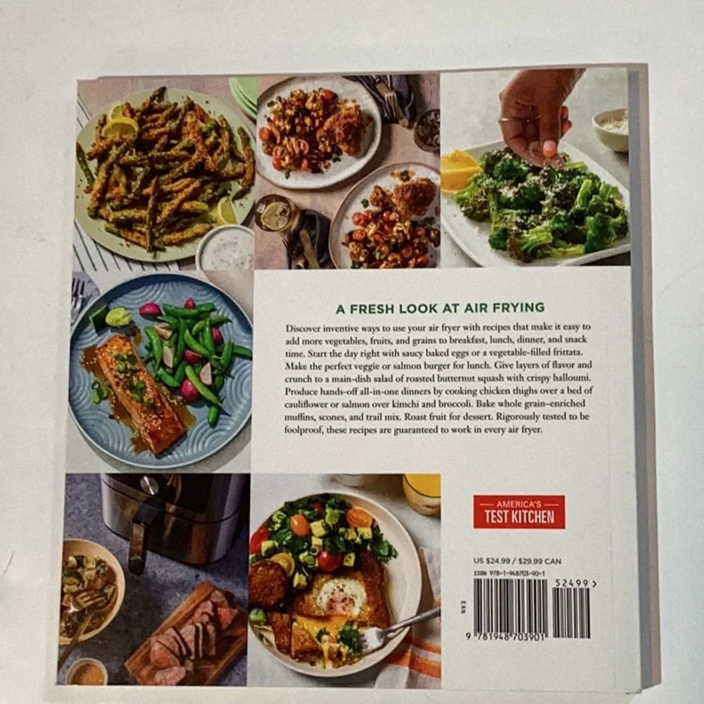 Book Healthy Air Fryer, 🆕 75 recipes, A Test Kitchen Cookbook, for all air fryer